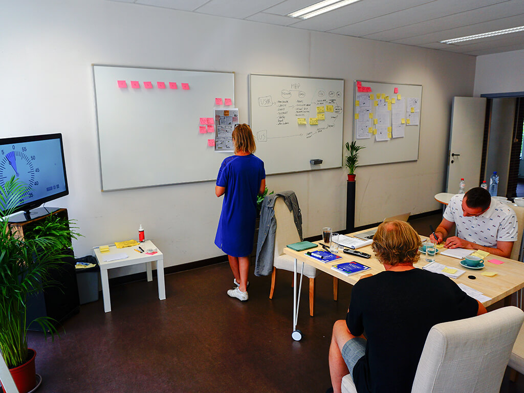 Photo of design sprint in progress